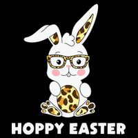 Hoppy Easter Bunny Cute Holiday 16 in Basic Backpack
