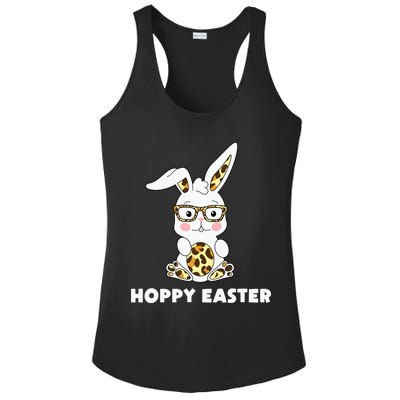 Hoppy Easter Bunny Cute Holiday Ladies PosiCharge Competitor Racerback Tank