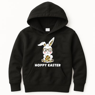 Hoppy Easter Bunny Cute Holiday Kids Hoodie