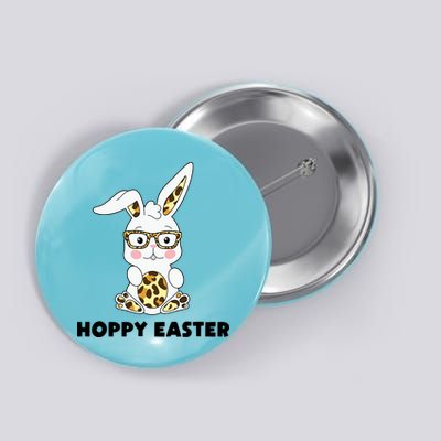 Hoppy Easter Bunny Cute Holiday Button