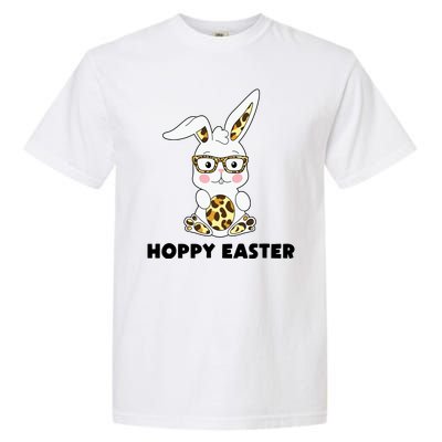 Hoppy Easter Bunny Cute Holiday Garment-Dyed Heavyweight T-Shirt