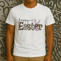 Happy Easter Bunny Rabbit Face Funny Easter Day T-Shirt