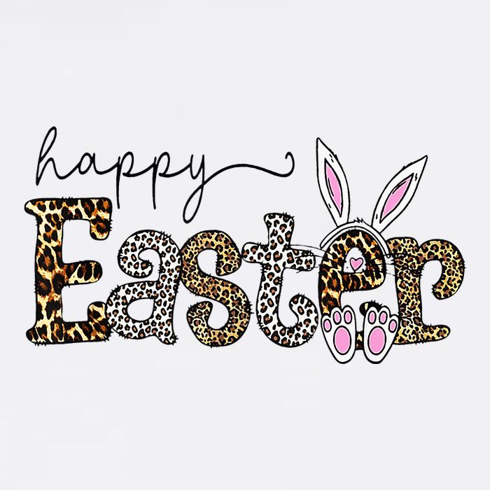 Happy Easter Bunny Rabbit Face Funny Easter Day Sustainable Bucket Hat
