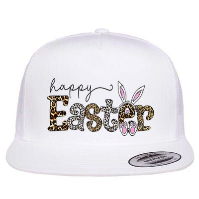 Happy Easter Bunny Rabbit Face Funny Easter Day Flatbill Hat