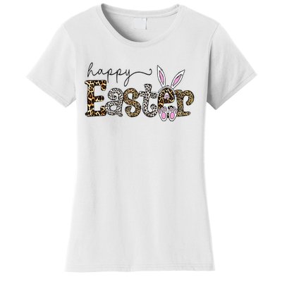 Happy Easter Bunny Rabbit Face Funny Easter Day Women's T-Shirt