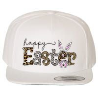 Happy Easter Bunny Rabbit Face Funny Easter Day Wool Snapback Cap