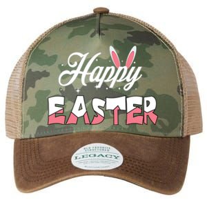 Happy Easter Bunny Easter Egg Hunt Squad Easter Day Legacy Tie Dye Trucker Hat