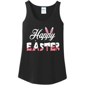 Happy Easter Bunny Easter Egg Hunt Squad Easter Day Ladies Essential Tank