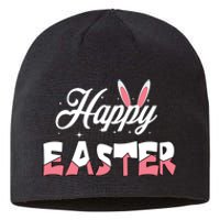 Happy Easter Bunny Easter Egg Hunt Squad Easter Day Sustainable Beanie