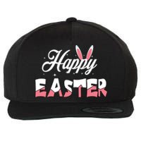 Happy Easter Bunny Easter Egg Hunt Squad Easter Day Wool Snapback Cap