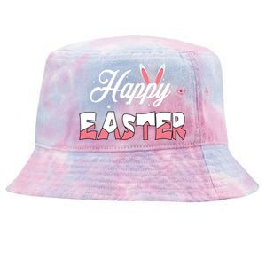 Happy Easter Bunny Easter Egg Hunt Squad Easter Day Tie-Dyed Bucket Hat