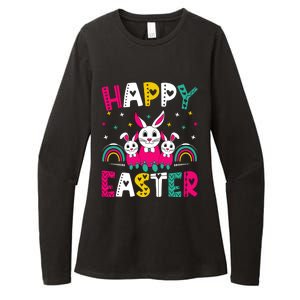 Happy Easter Bunny Easter Egg Hunt Squad Easter Day Womens CVC Long Sleeve Shirt