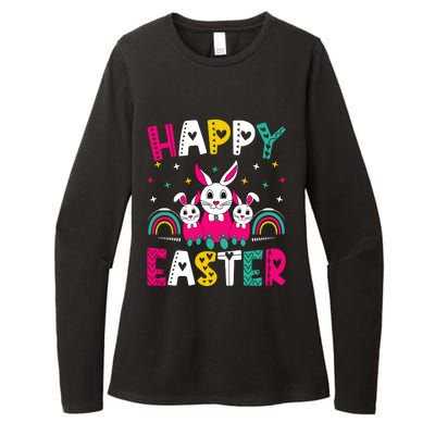 Happy Easter Bunny Easter Egg Hunt Squad Easter Day Womens CVC Long Sleeve Shirt