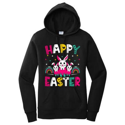 Happy Easter Bunny Easter Egg Hunt Squad Easter Day Women's Pullover Hoodie