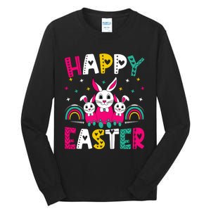 Happy Easter Bunny Easter Egg Hunt Squad Easter Day Tall Long Sleeve T-Shirt