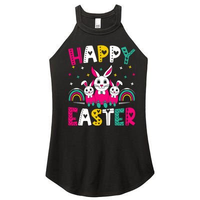 Happy Easter Bunny Easter Egg Hunt Squad Easter Day Women’s Perfect Tri Rocker Tank