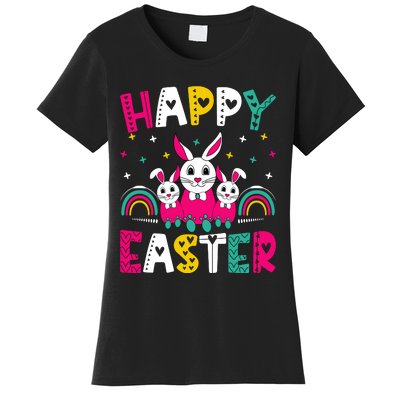 Happy Easter Bunny Easter Egg Hunt Squad Easter Day Women's T-Shirt