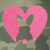 Heart Easter Bunny Legacy Tie Dye Trucker Hat