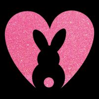 Heart Easter Bunny Backpack