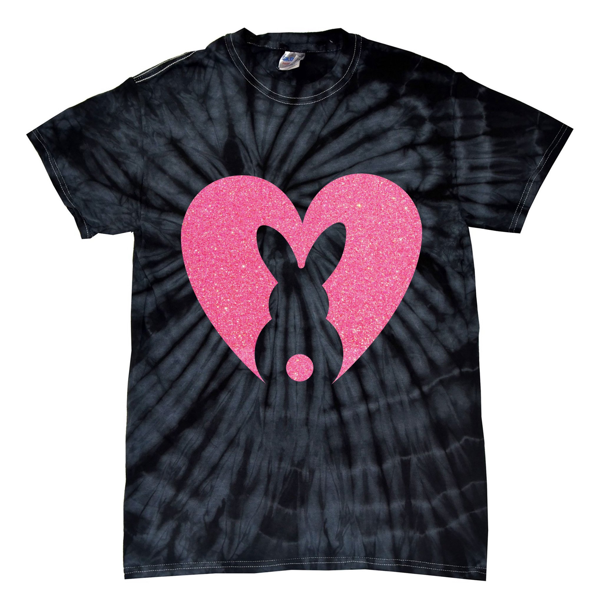 Heart Easter Bunny Tie-Dye T-Shirt