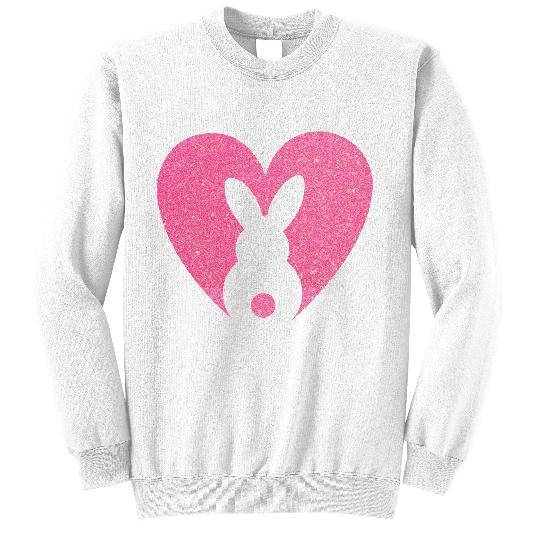 Heart Easter Bunny Sweatshirt