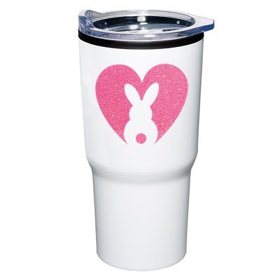 Heart Easter Bunny Tumbler