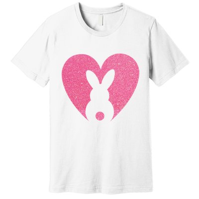 Heart Easter Bunny Premium T-Shirt