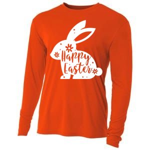 Happy Easter Bunny Gift Cooling Performance Long Sleeve Crew