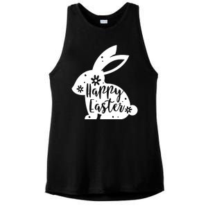 Happy Easter Bunny Gift Ladies PosiCharge Tri-Blend Wicking Tank