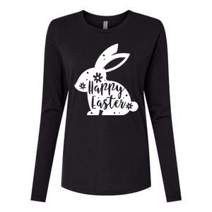 Happy Easter Bunny Gift Womens Cotton Relaxed Long Sleeve T-Shirt