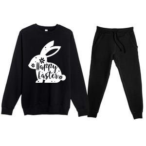 Happy Easter Bunny Gift Premium Crewneck Sweatsuit Set