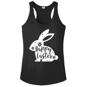 Happy Easter Bunny Gift Ladies PosiCharge Competitor Racerback Tank