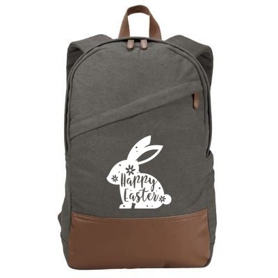 Happy Easter Bunny Gift Cotton Canvas Backpack