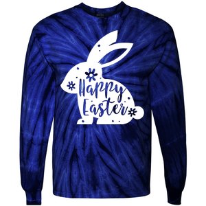 Happy Easter Bunny Gift Tie-Dye Long Sleeve Shirt