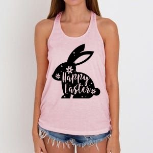 Happy Easter Bunny Gift Women's Knotted Racerback Tank