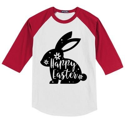 Happy Easter Bunny Gift Kids Colorblock Raglan Jersey