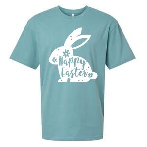 Happy Easter Bunny Gift Sueded Cloud Jersey T-Shirt