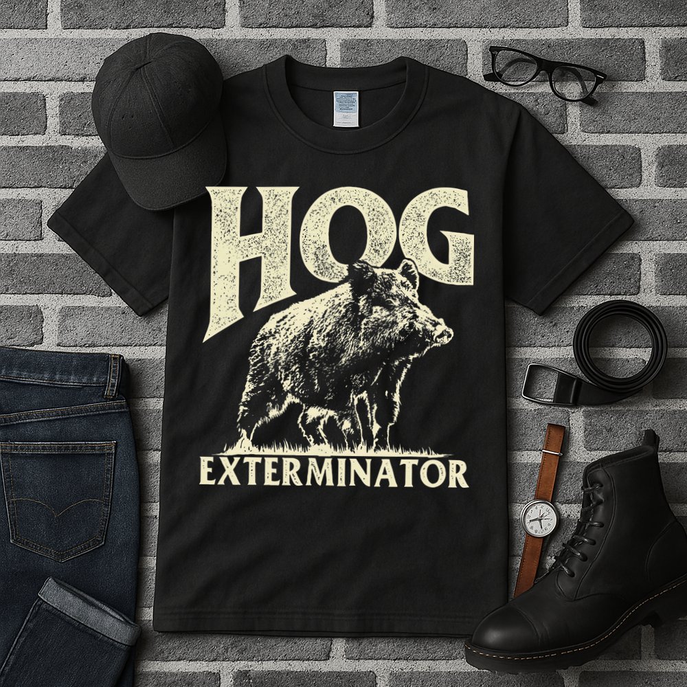 Hog Exterminator Boar Hunting Wild Hog Hunter Tall T-Shirt