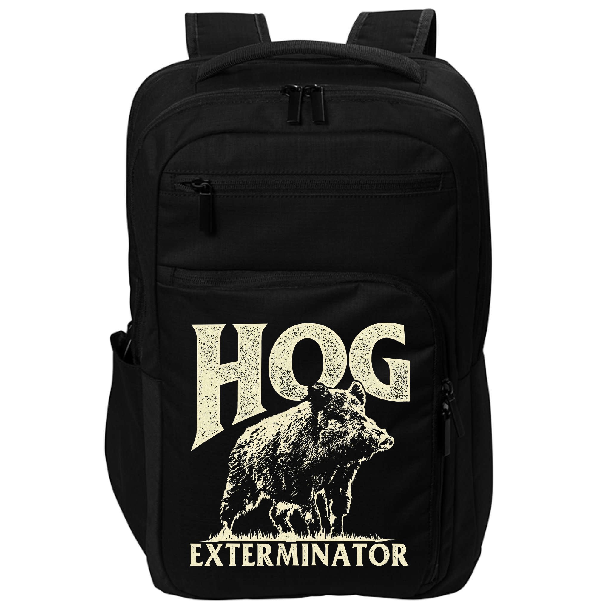 Hog Exterminator Boar Hunting Wild Hog Hunter Impact Tech Backpack