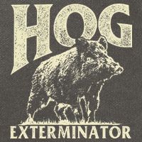 Hog Exterminator Boar Hunting Wild Hog Hunter Cotton Canvas Backpack