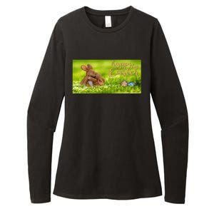 Hugging Easter Bunnies Womens CVC Long Sleeve Shirt