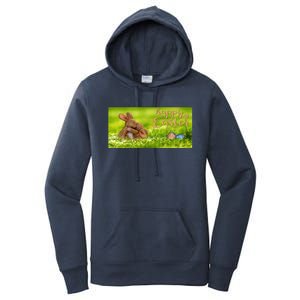 Hugging Easter Bunnies Women's Pullover Hoodie