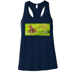 Hugging Easter Bunnies Women's Racerback Tank