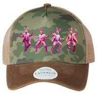 Happy Easter Bunny Spring Hunt Eggs Rabbit Funny Trump Dance Legacy Tie Dye Trucker Hat
