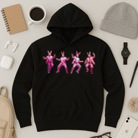 Happy Easter Bunny Spring Hunt Eggs Rabbit Funny Trump Dance Hoodie