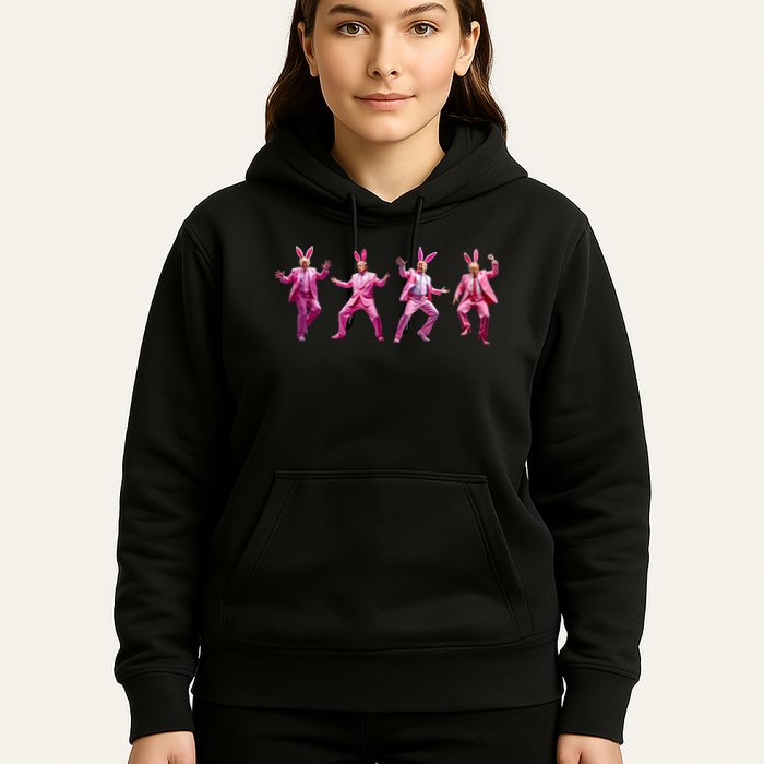 Happy Easter Bunny Spring Hunt Eggs Rabbit Funny Trump Dance Hoodie