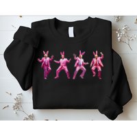 Happy Easter Bunny Spring Hunt Eggs Rabbit Funny Trump Dance Sweatshirt