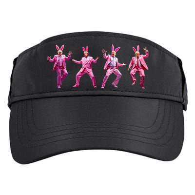 Happy Easter Bunny Spring Hunt Eggs Rabbit Funny Trump Dance Adult Drive Performance Visor