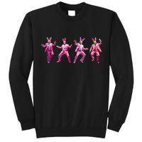 Happy Easter Bunny Spring Hunt Eggs Rabbit Funny Trump Dance Tall Sweatshirt