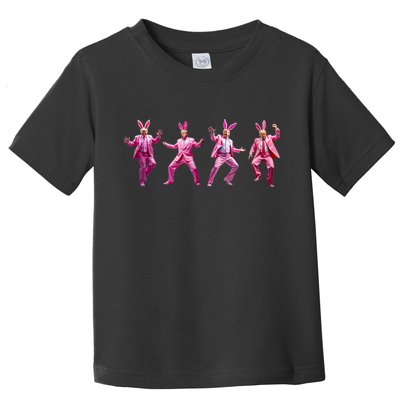 Happy Easter Bunny Spring Hunt Eggs Rabbit Funny Trump Dance Toddler T-Shirt
